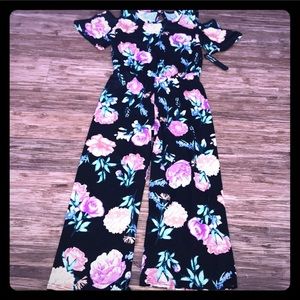 🌸Beautiful Orchid Floral Jumpsuit🌸